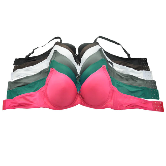 Bra with Convertible Straps and 3 rows of hook