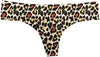 Modern Leopards Laser Cut No Show Thong