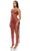 Patch of Petals Lace Nightgown Lingerie Set