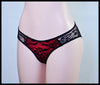 LACE BRA SET RED& BLACK