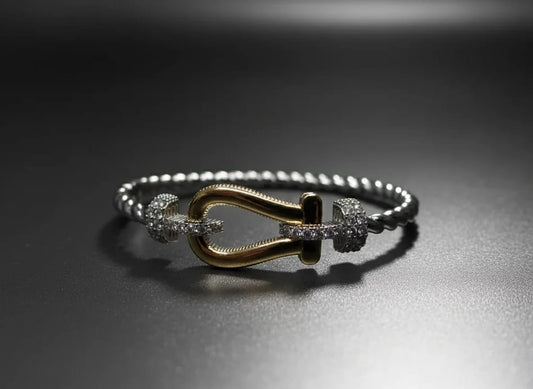 Gold & Silver Knot Bracelet – Modern Luxury Style