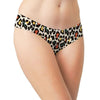 Modern Leopards Laser Cut No Show Thong