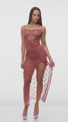 Patch of Petals Lace Nightgown Lingerie Set