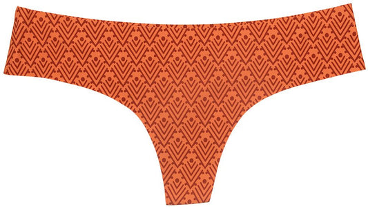 Deco Leaf No Show Laser Cut Thong